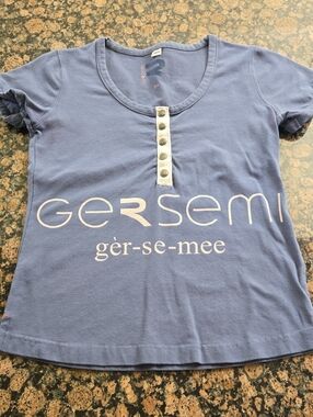 Short Sleeve Henley Tee - Blue